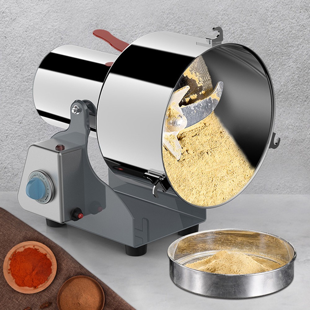 2000g Electric Herb Grinder Grain Crusher Pulverizer Machine Stainless