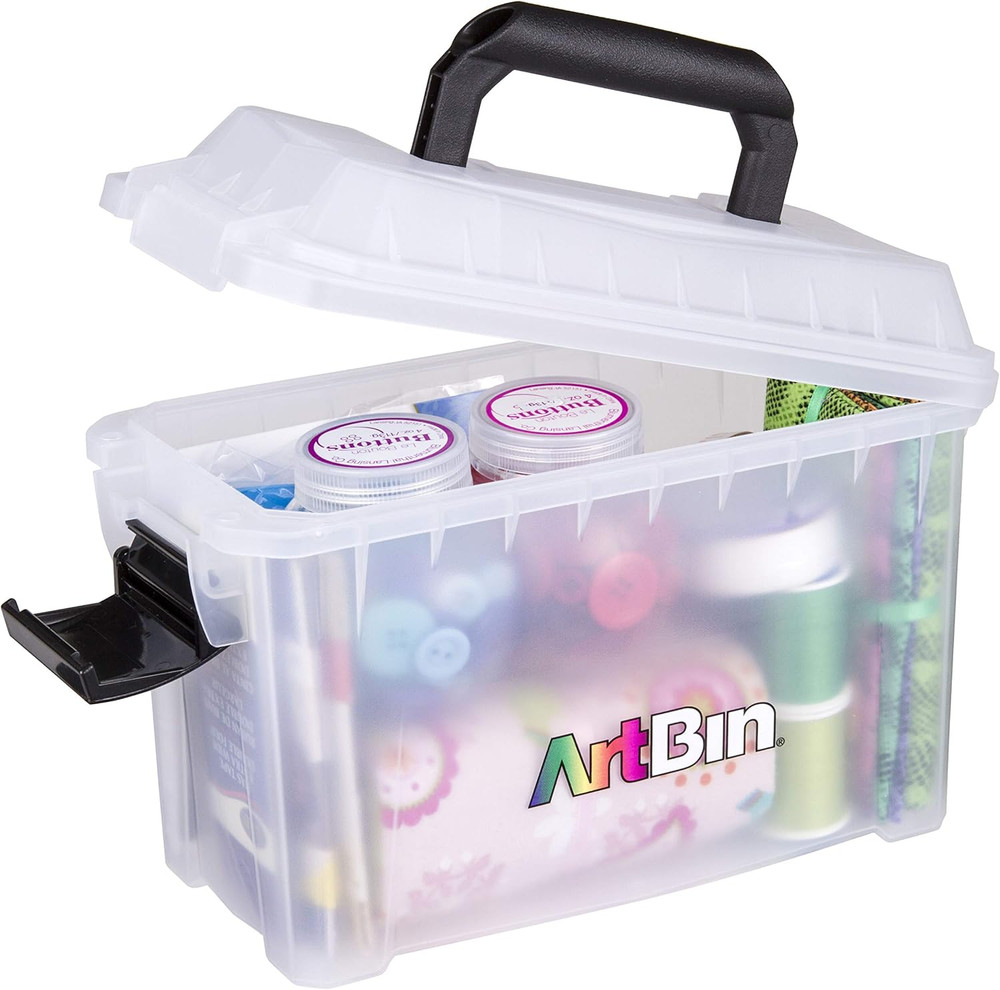 6815AG Mini Sidekick Carrying Case, Portable Art & Craft Organizer with Handle,