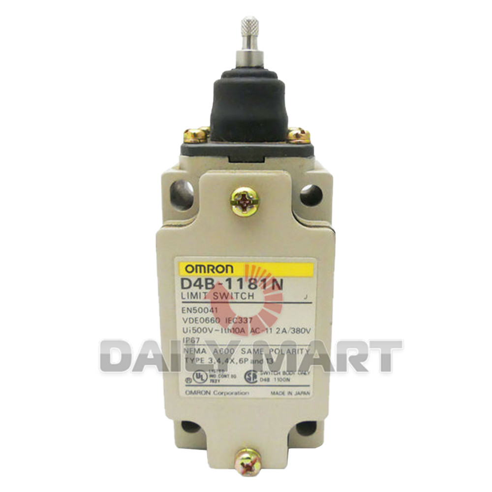 New In Box OMRON D4B-1181N Limit Switch