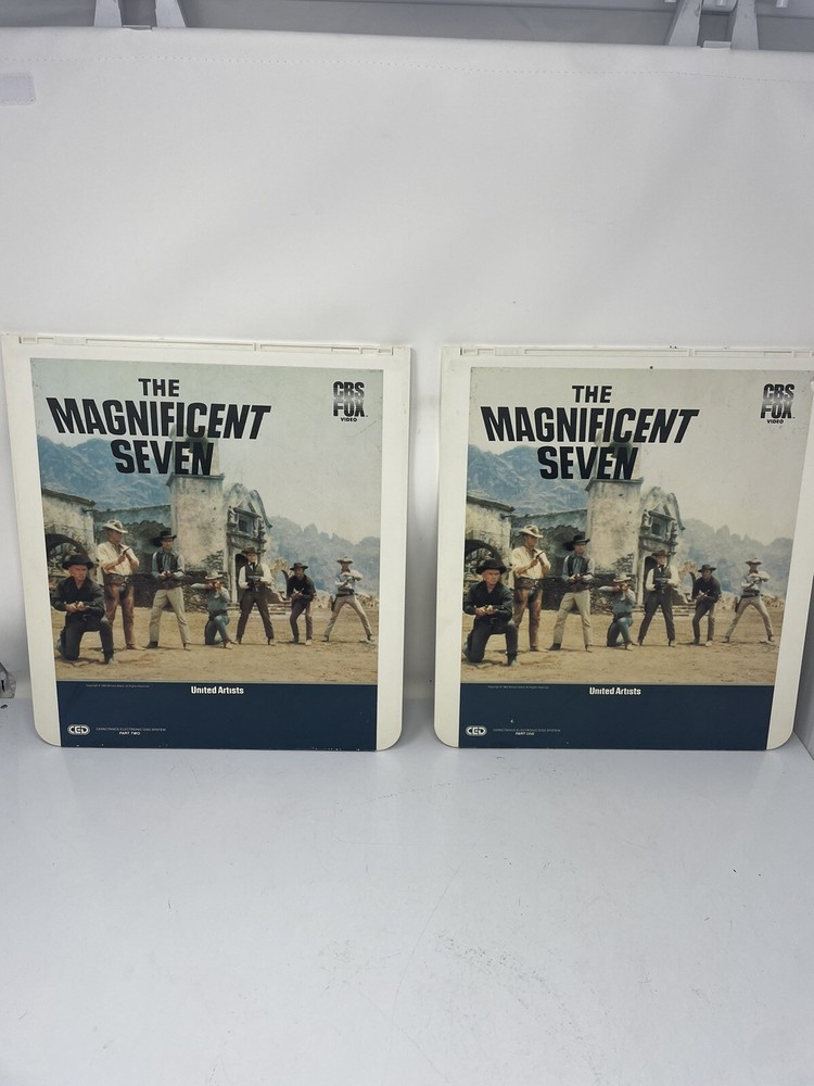 The Magnificent Seven - CED Videodisc Part 1 And 2