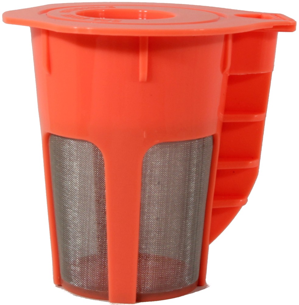 Keurig 2.0 Refillable K-Carafe Reusable Coffee Filter Replacement Orange Pack