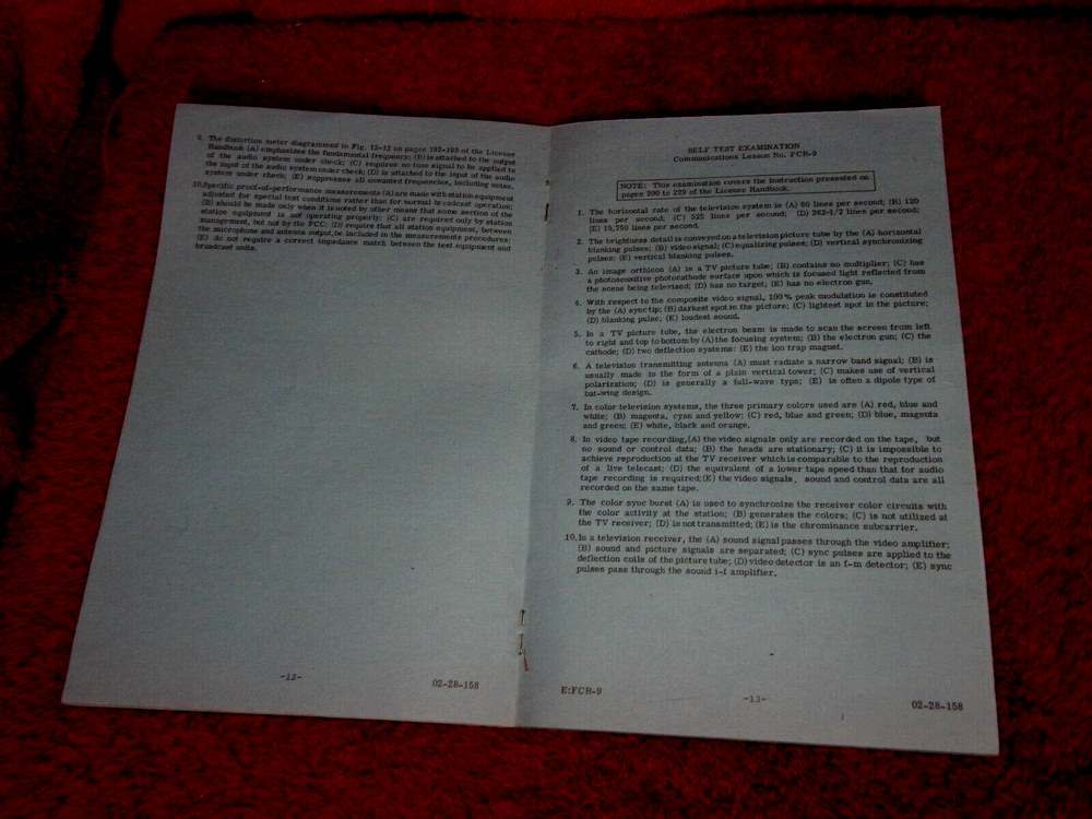 Vtg National Technical Schools Radiotelephone License Prep Study Guide