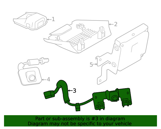 Genuine Nissan Collision Avoidance Camera 284F1-6CA0A