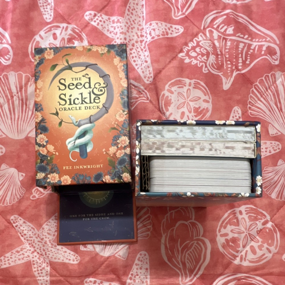 The Seed & Sickle Oracle Deck by Fez Inkwright Botanical Guidebooks
