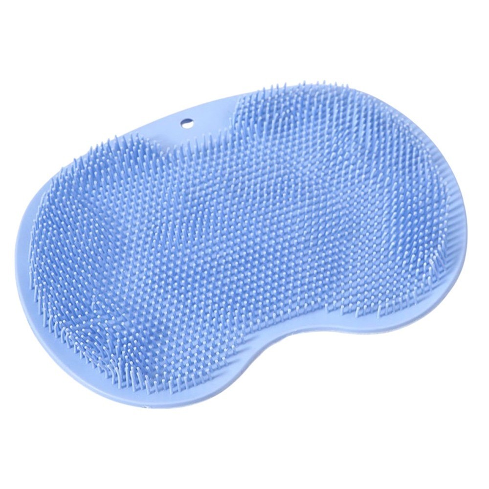Back and Foot Bath Scrubber with Silicone Soft Bristles and Comfortable Handle