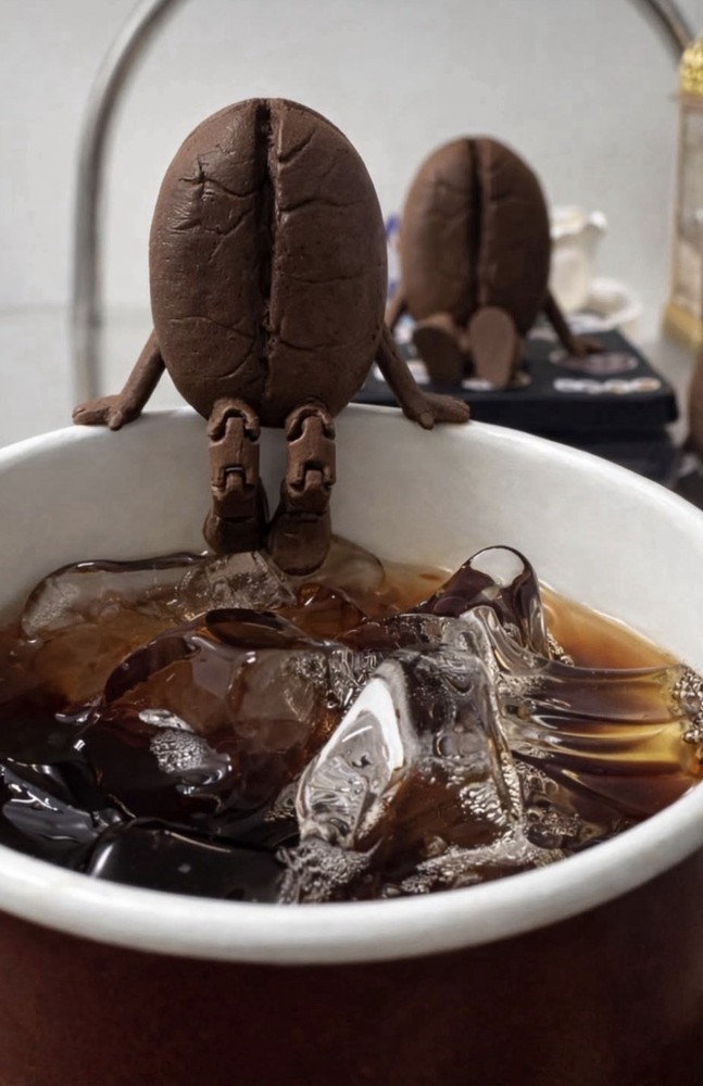 Coffee Beans Figurine