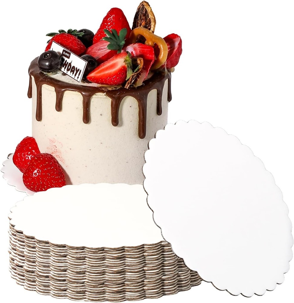 Round Cake Boards for Baking and Desserts