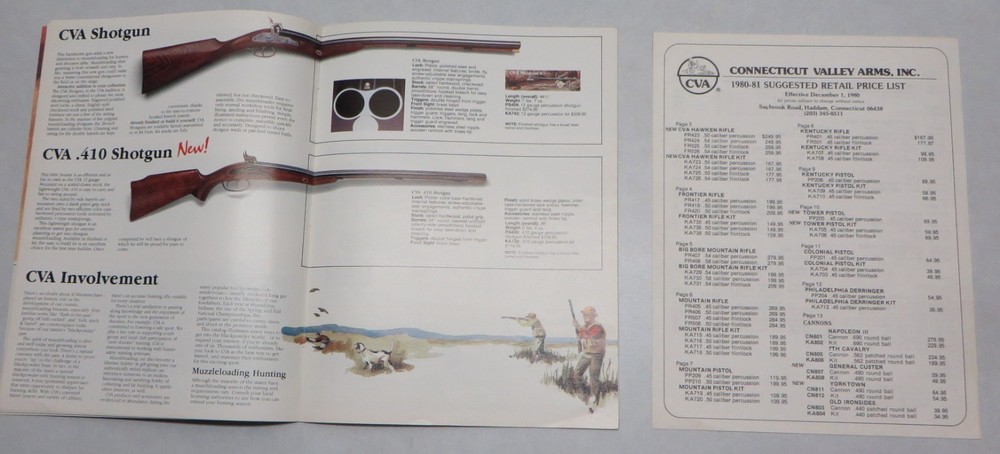 THOMPSON CENTER CATALOGS AND MISCELLANEOUS PAPERWORK ( ELEVEN USED ITEMS )