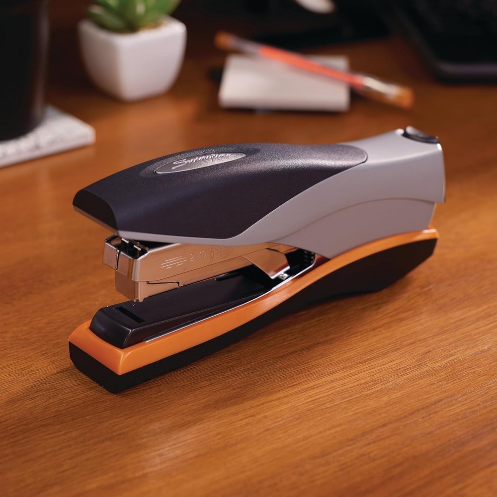Stapler, 40 Sheet Capacity, Optima 40, Jam Free, Reduced Effort, Soft Grip, M...