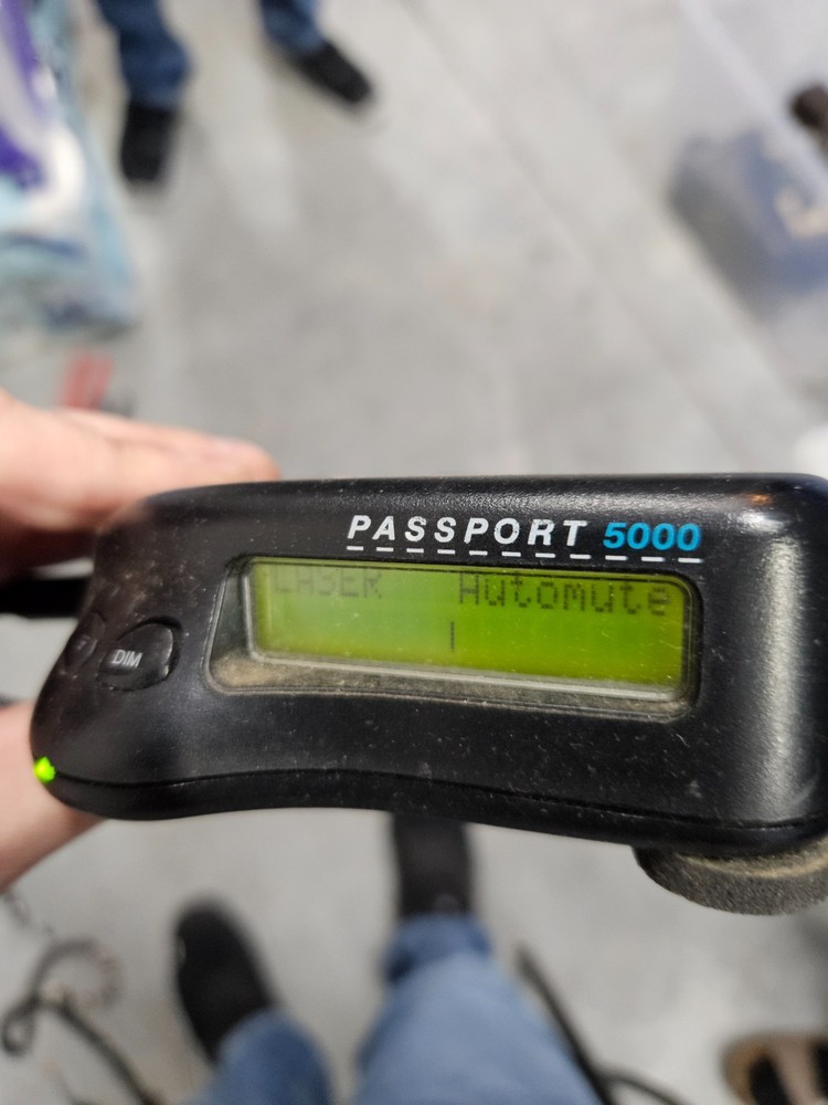 Escort Passport 5000 Radar Detector Untested For Parts Only