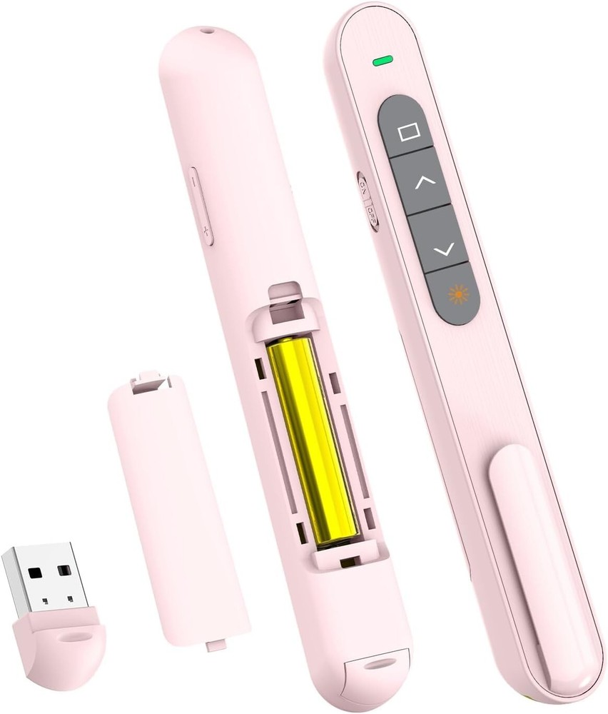 Presentation Clicker, Hyperlink Volume Control Wireless Presenter, PPT PowerPoin