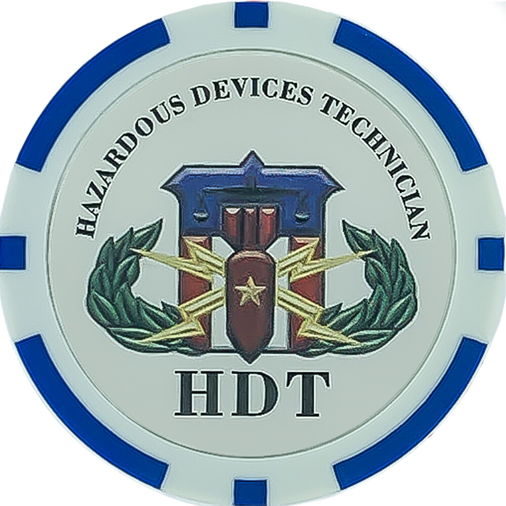 HDT Poker Chip Blue