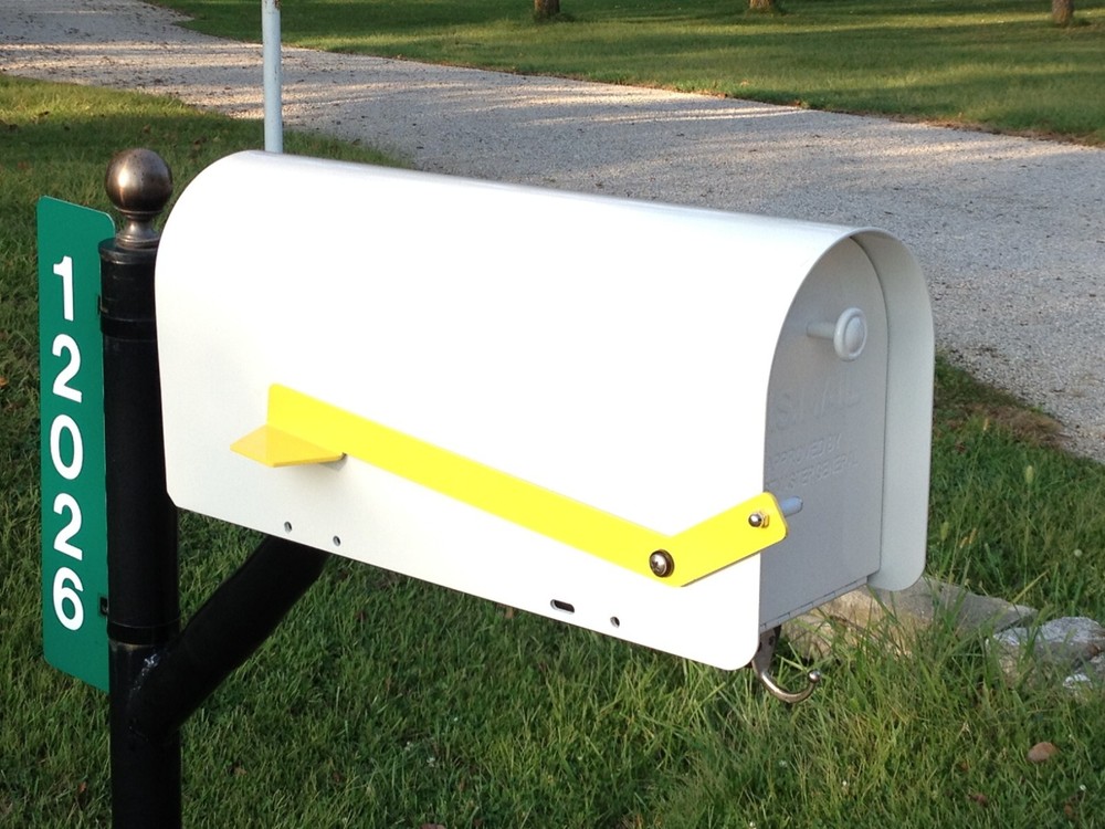 Tattle-Tail. Mail alert flag. Lets you know when mail has arrived.