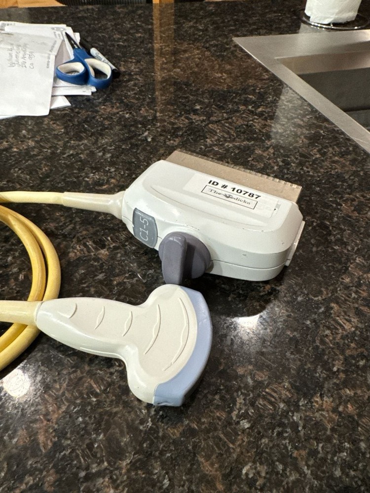 GE C1-5-D Curved Convex Array Ultrasound Transducer Probe
