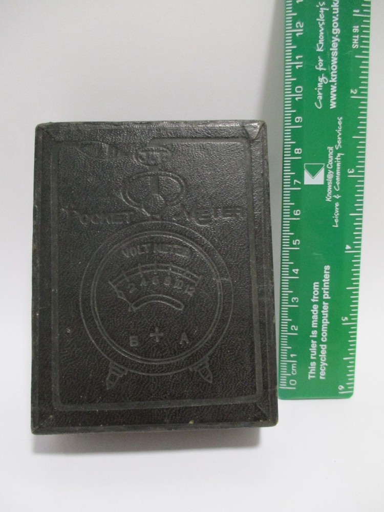 Vintage Pocket Meter Volt Meter Empty Box