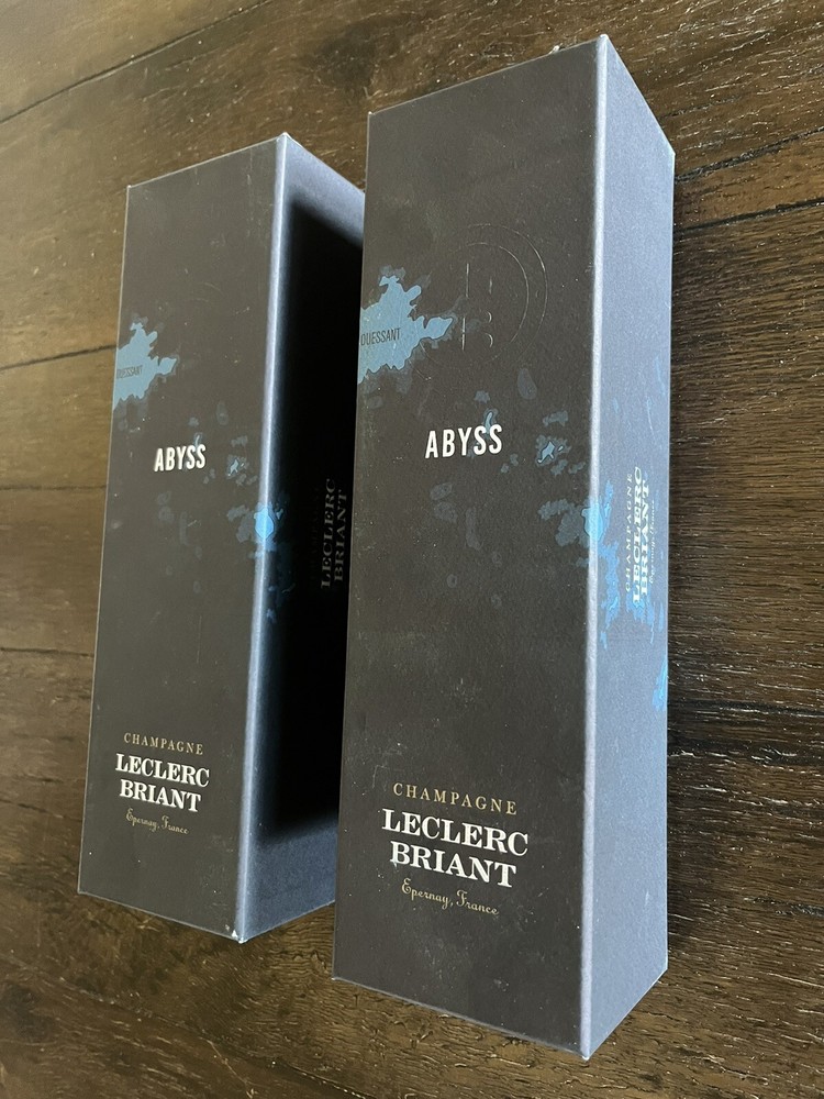 2 Leclerc Briant Abyss Champagne Boxes