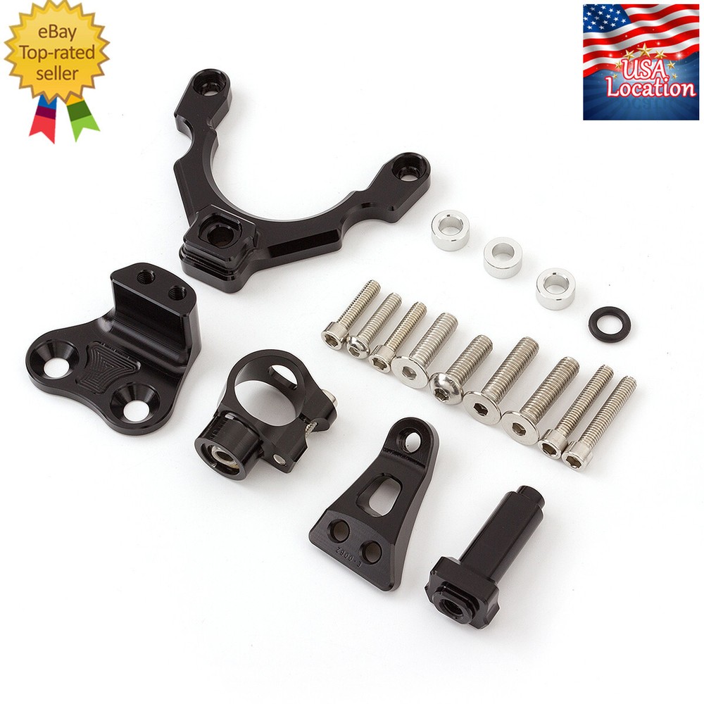 For Kawasaki Z900 2017-2023 CNC Steering Damper Stabilizer Bracket Kit Mounting