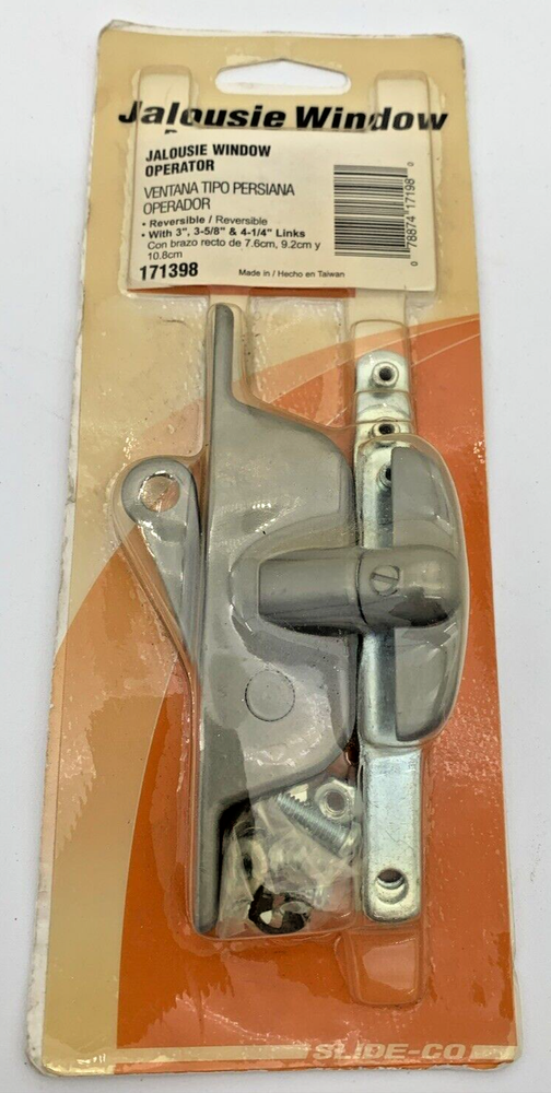 SLIDE CO. Jalousie Window Replacement Operator Gray #171398