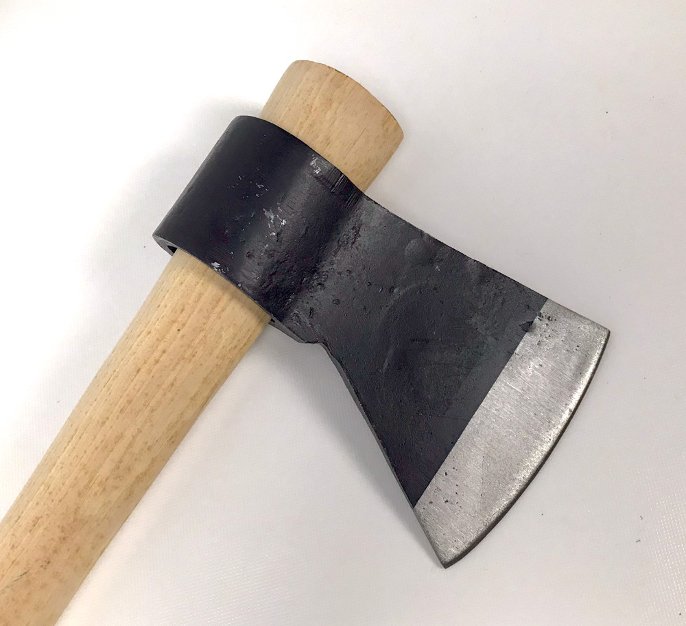 Primitive Axe - Tapered Oval Socket - 4 lbs Head, 36 inch Hickory Handle