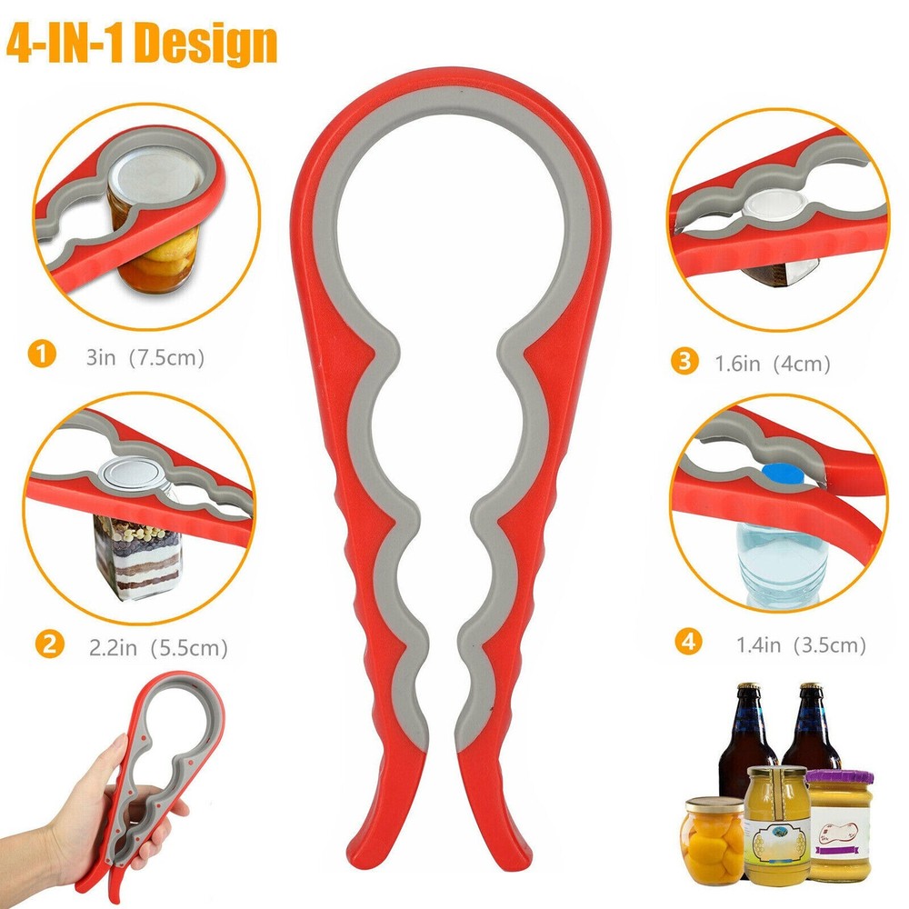 4 IN ONE JAR / BOTTLE OPENER - NEW