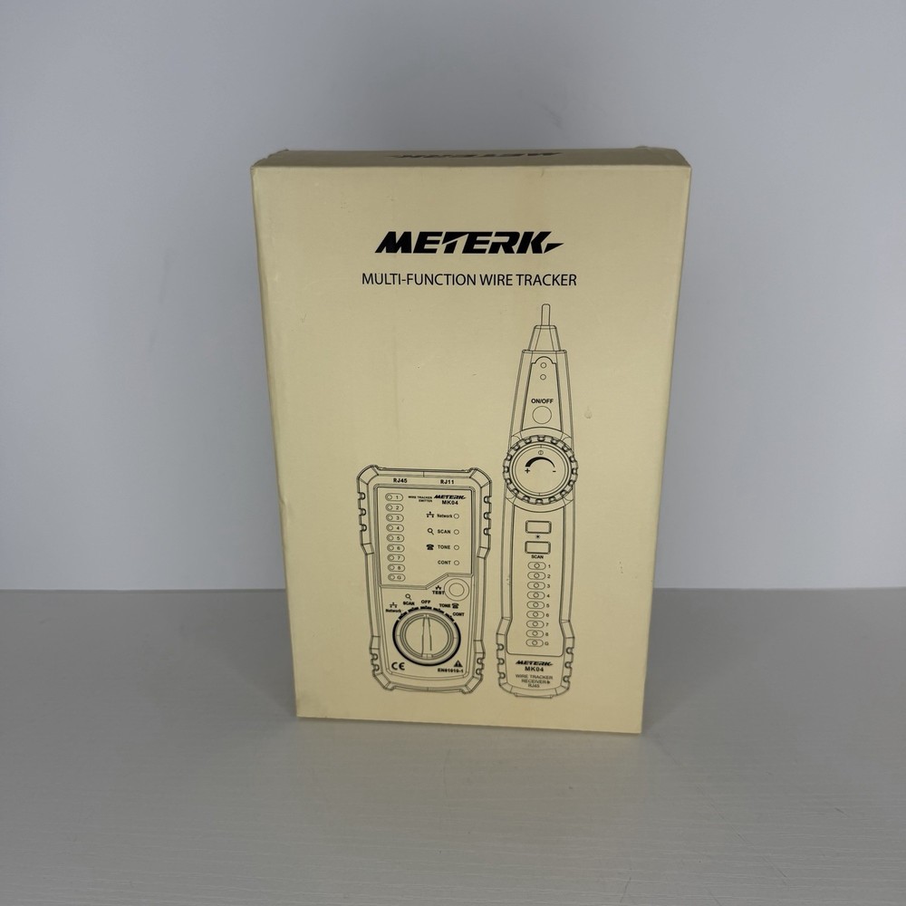 Meterk Multi-Function Wire Tracker MK04 RJ45 LAN Network Cable Tester TESTED