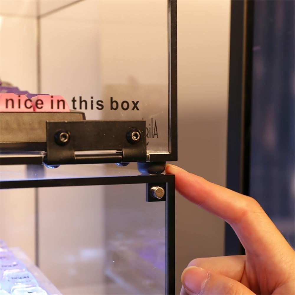 Acrylic Keyboard Storage Display Box Clear Mechanical Display Rack Desktop