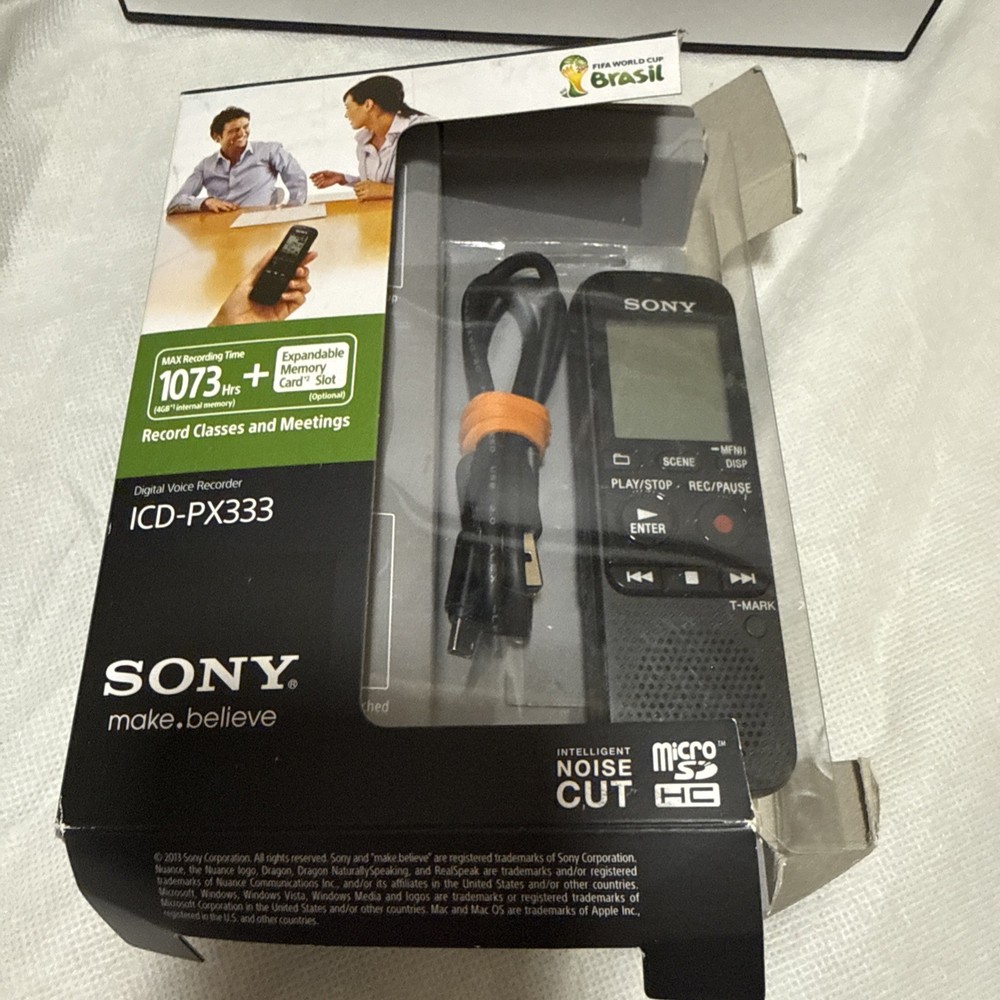 Sony Digital Voice Recorder ICD-PX333 ~ open box