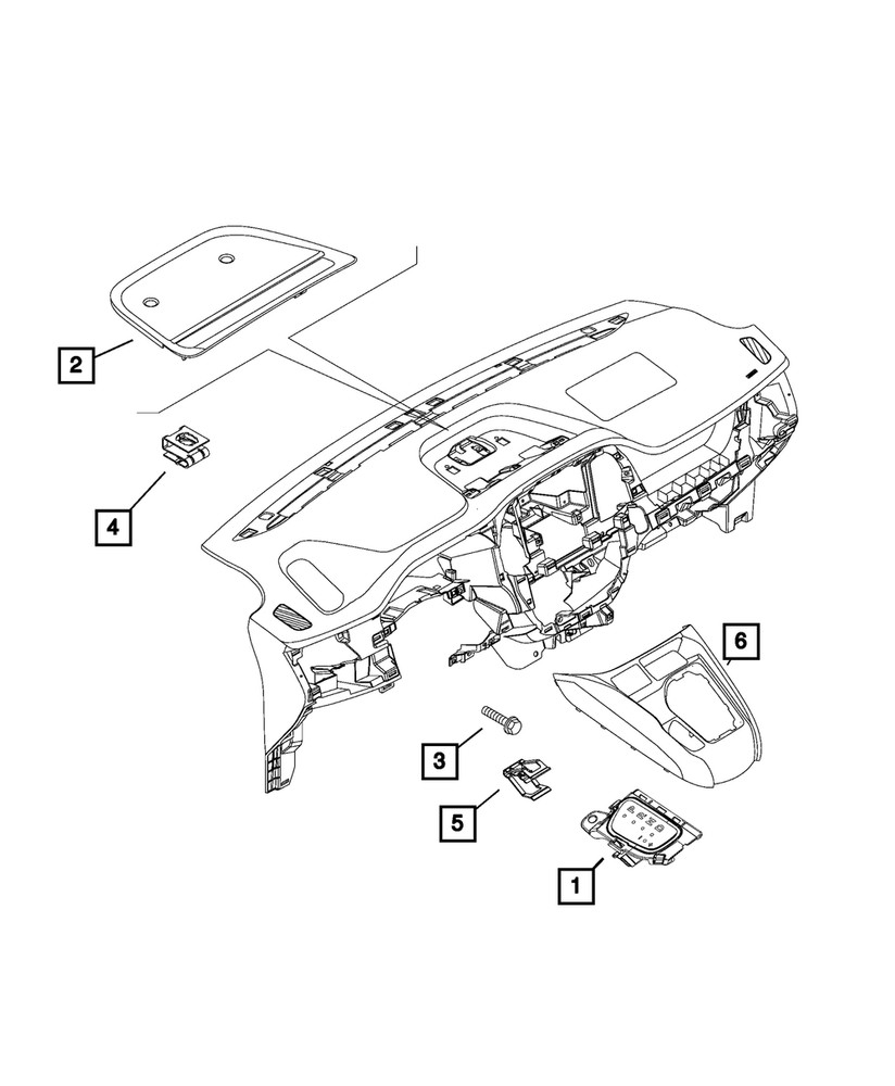 Genuine Mopar Gear Shift Indicator Bezel 4670683AD