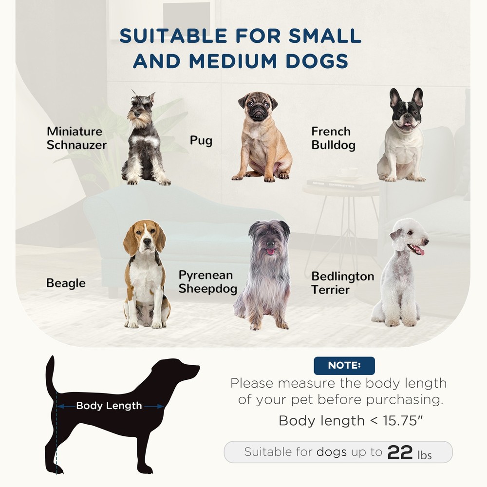 Pet Sofa Dog Sofa for Small Dogs with Storage