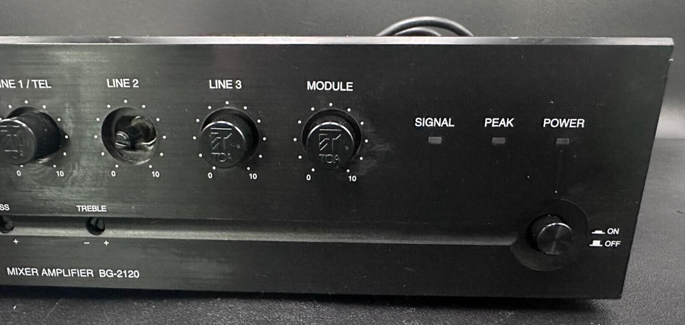 TOA Mixer Amplifier BG-2120 AS - IS