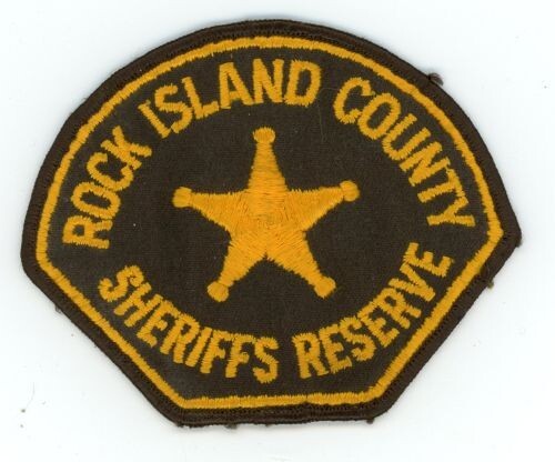 ILLINOIS IL ROCK ISLAND COUNTY SHERIFF RESERVE NICE SHOULDER PATCH
