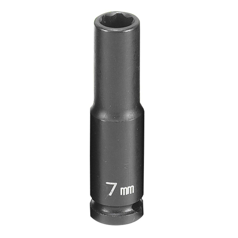 Grey Pneumatic 1/4" Surface Drive x 7mm Deep Socket