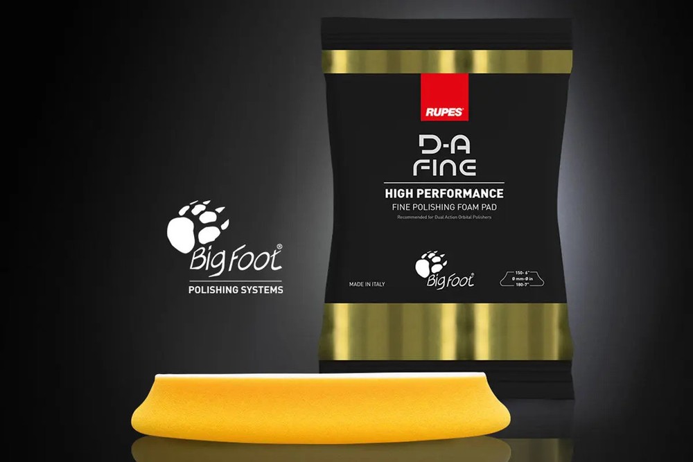 Random Orbital Foam Pad - Fine - Yellow - 180mm