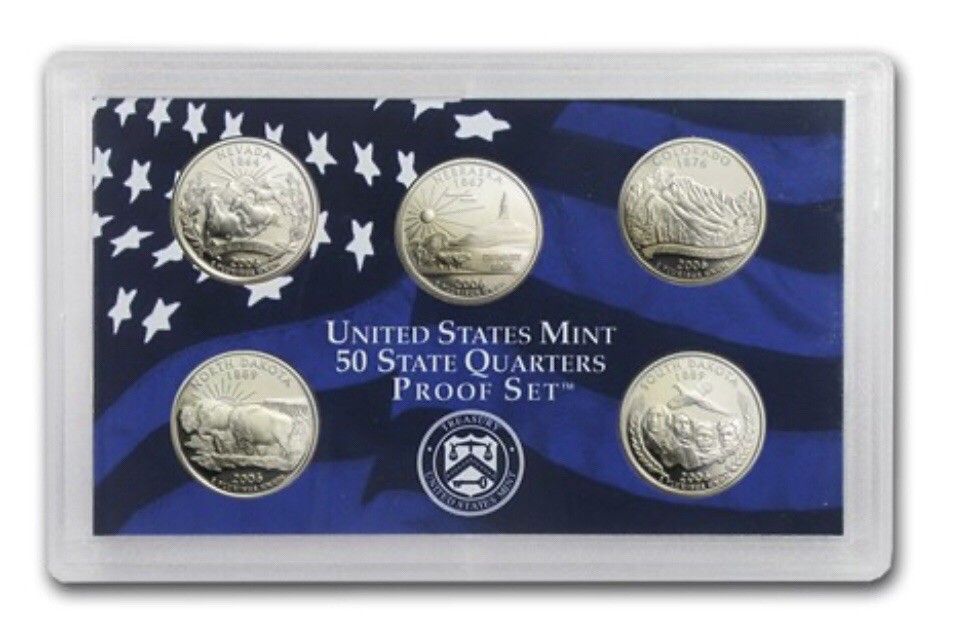 2006 State Quarter Clad Proof Set U.S. Mint Packaging OGP COA