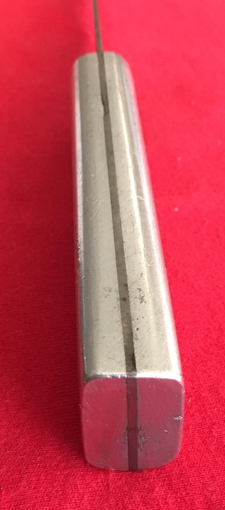 WW2 THEATER KNIFE 6.5” BLADE - SOLID ALUMINUM HANDLE - (3) BRASS RIVETS