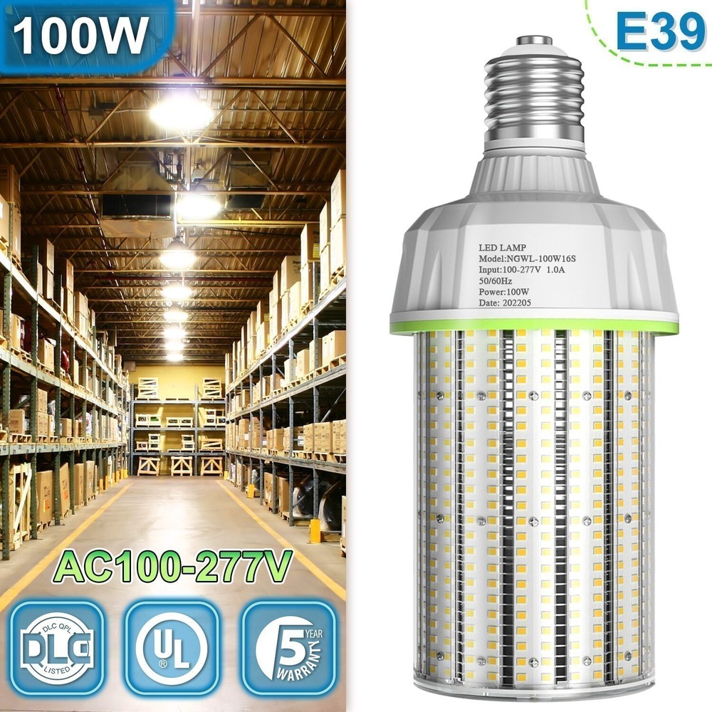 10Pack 100W LED Corn light Bulb-Replacement 400watt Metal Halide bulbs E39 Mogul