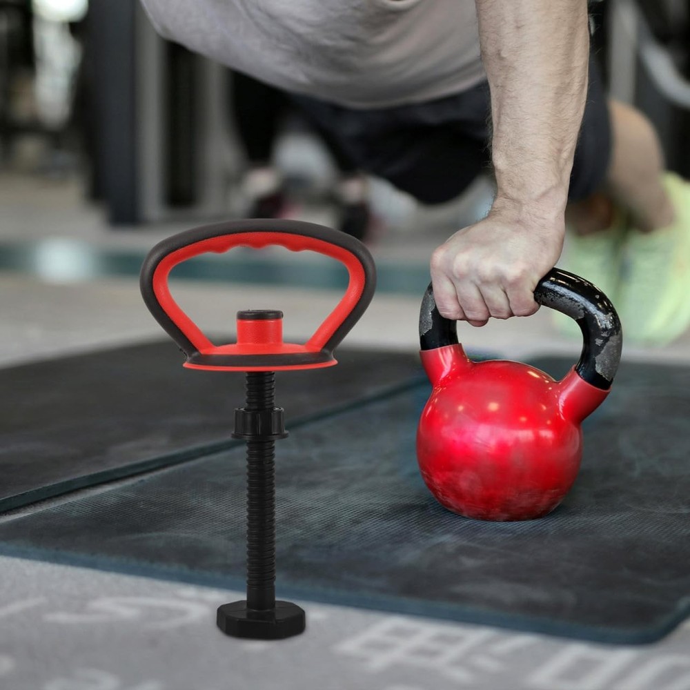 Adjustable Kettlebell Handle Kit Anti-Slip Grip Attachment Converter Dumbbells