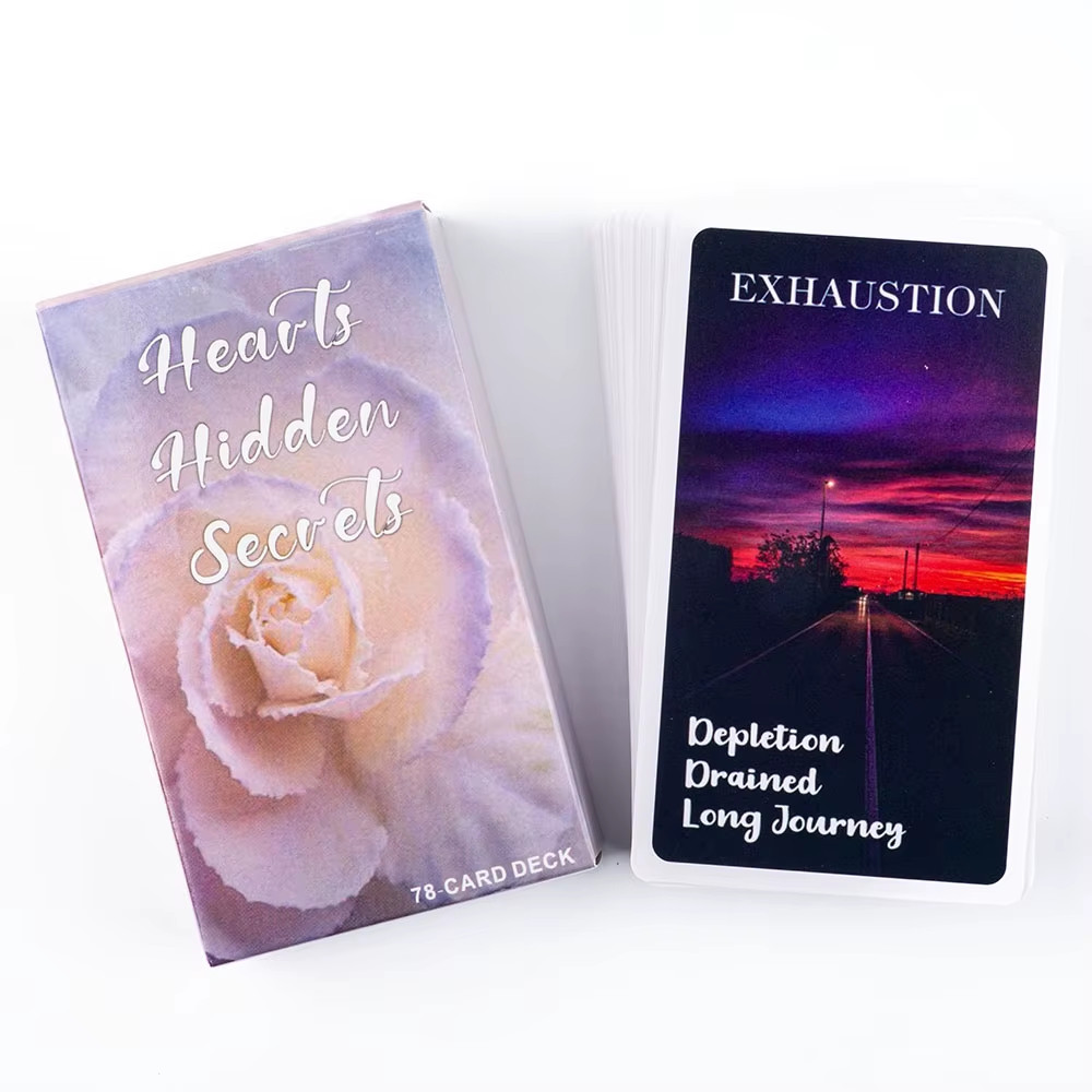 Hearts Hidden Secrets Oracle Deck - 78-Card Twin Flame & Situations Message Set