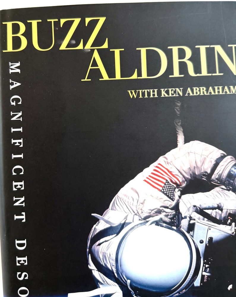 Signed Buzz Aldrin "Magnificent Desolation" First Edition - NASA
