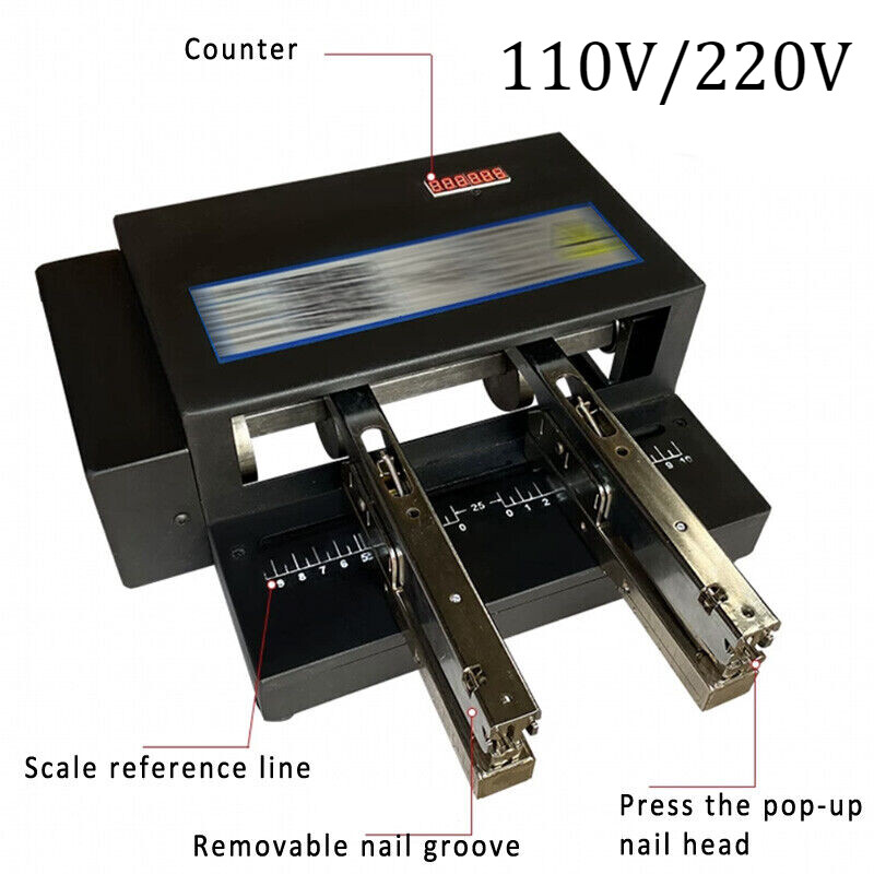 Commercial Double Head Electric Stapler Automatic Binder Card Binding Machine