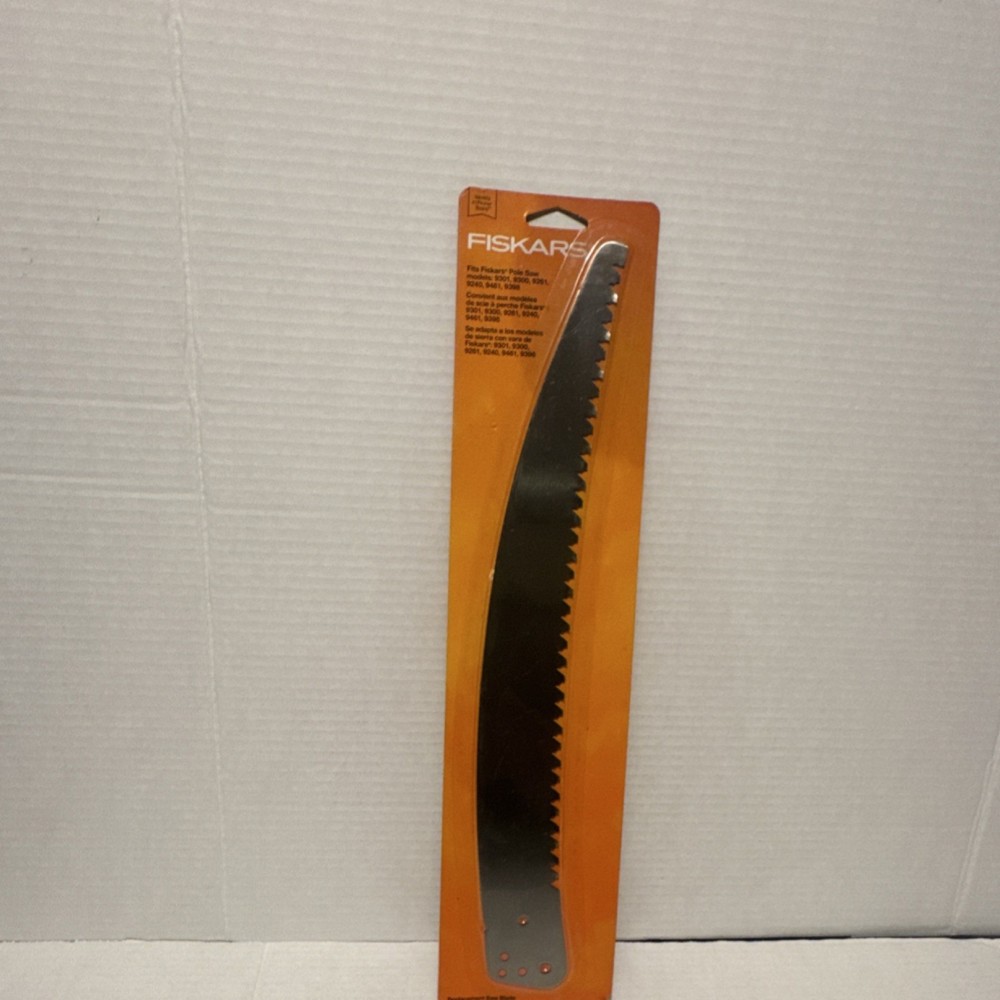 Fiskars Curved Pruning Saw Blade Steel Silver Garden Tool Replacement