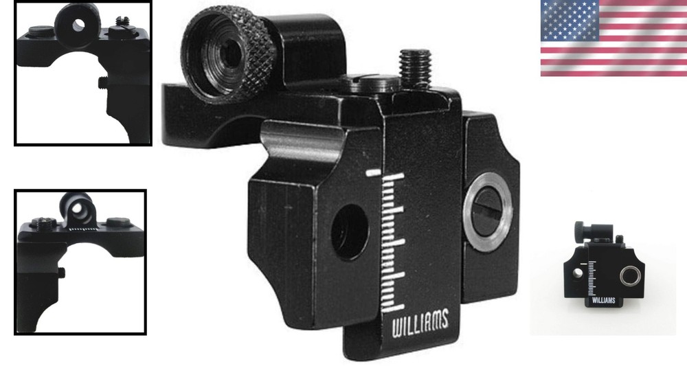 Black Receiver Peep Sight for Benjamin, Sheridan-