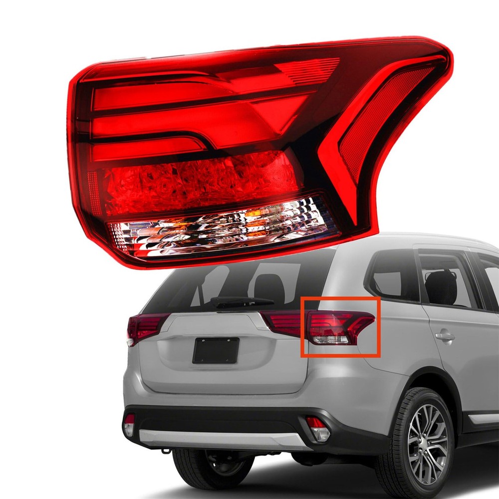 1-Pack Tail Light Brake Lamp Assembly Outer Right Side Replacement for Outlander