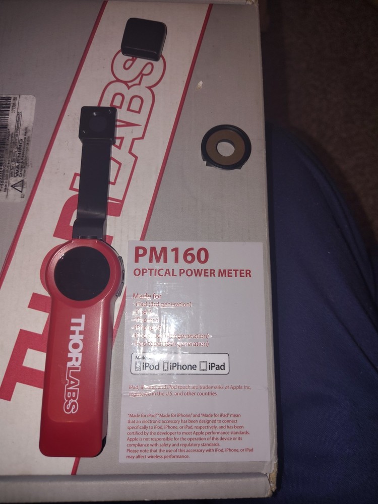 thorlabs power meter Pm160T