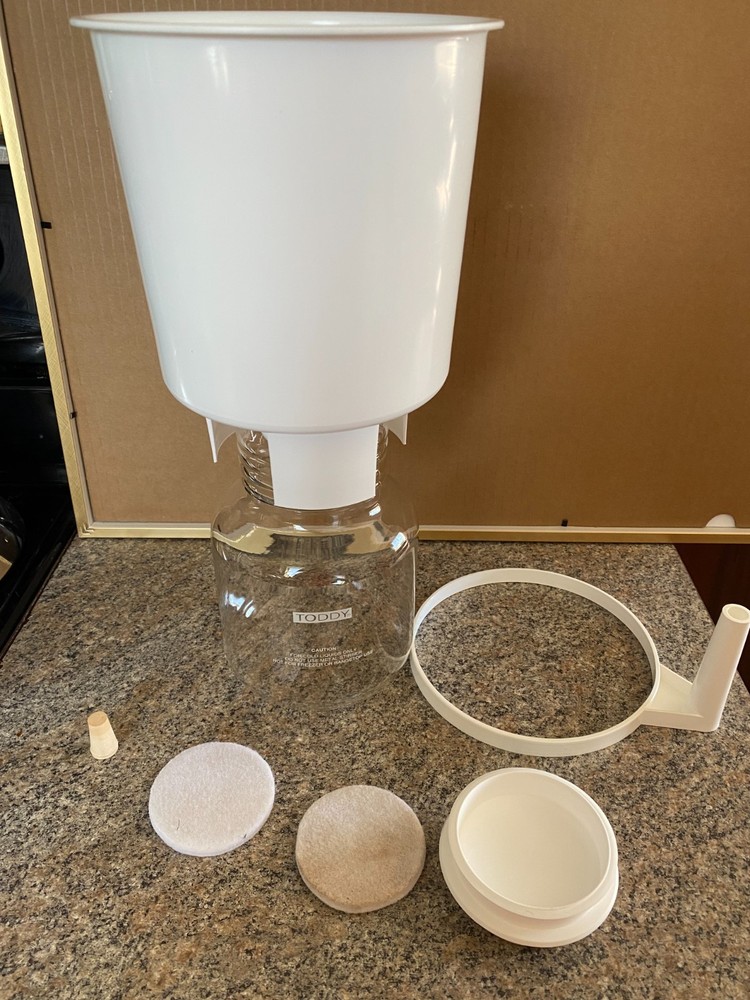 Original Toddy Coffee Maker Cold Brew System Complete Glass Carafe
