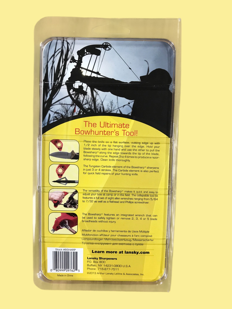 LANSKY Sharpeners Multi Bowsharp Tool and Blade Sharpener NEW #4519