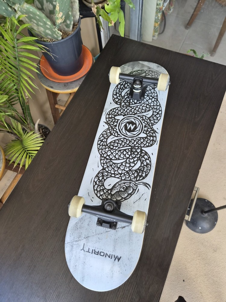 Minority Skateboard Complete 31" Snake Graphic Deck Trucks Wheels