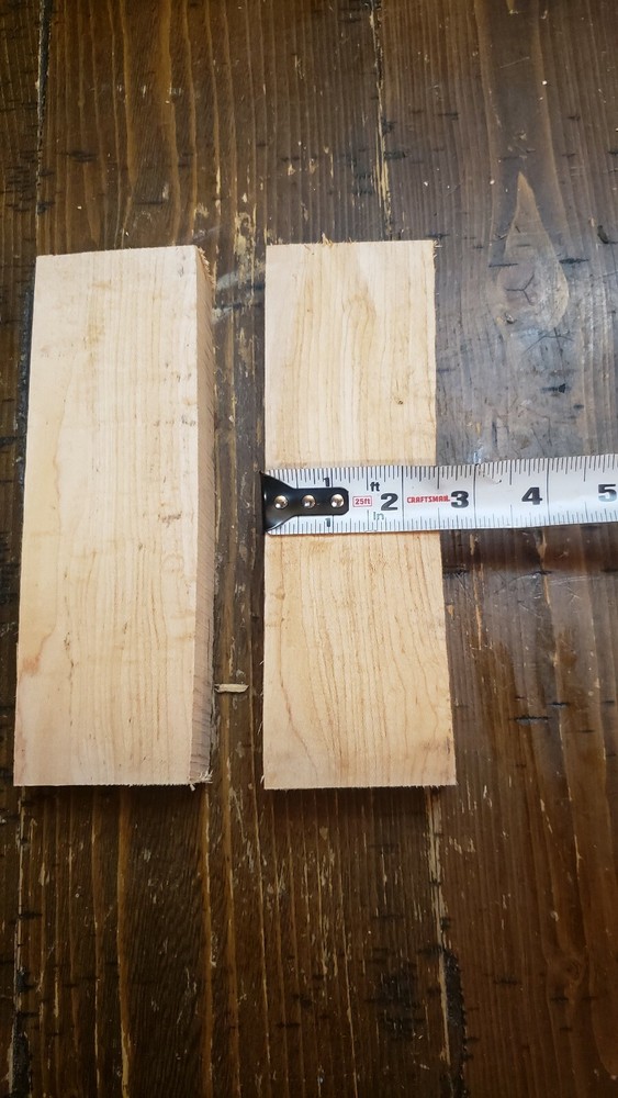 2pc CURLY MAPLE Scale Art Craft Knife Call M1273