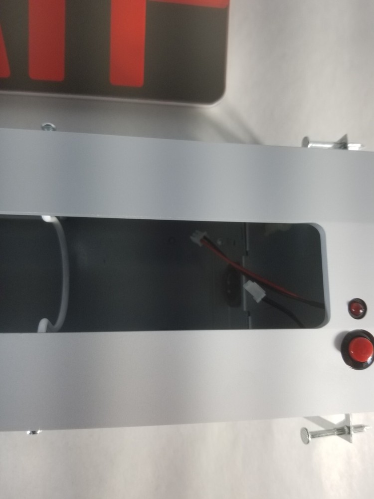 Compass CELS1RNE LED Emergency Exit Sign Red Letter Please Read Description