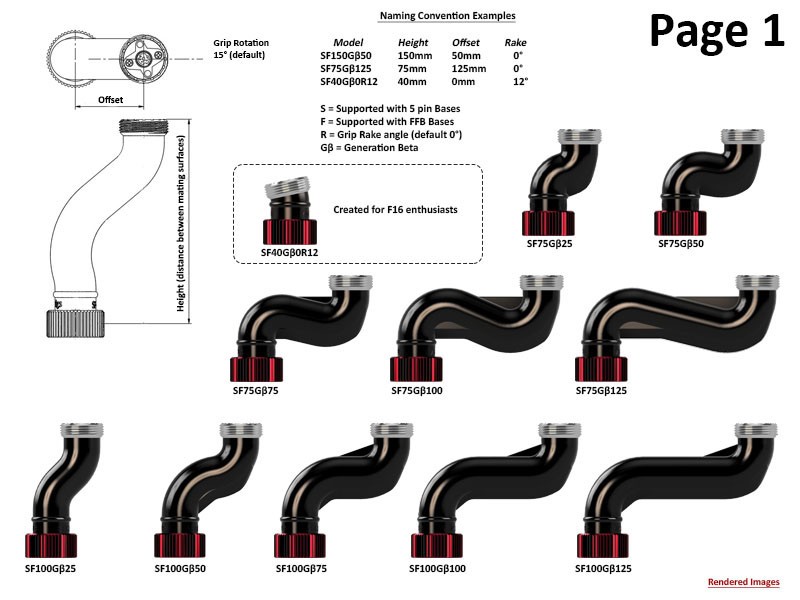 Joystick Extension (5pin): Thrustmaster, Virpil, Moza & VPforce